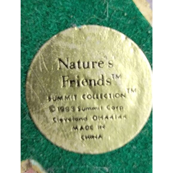 Nature's Friends 1993 Summit Collection Bunnie Figures Easter Decor Springtime - Picture 7 of 7